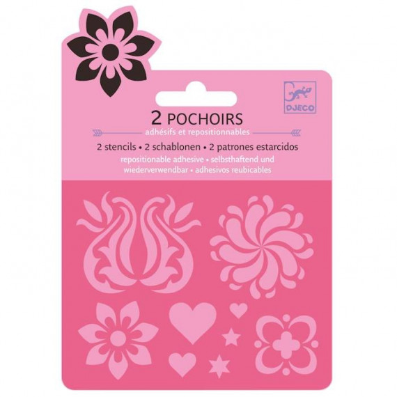 Mini pochoirs 'Ornements' DJECO 9744 Mini pochoirs 'Ornements' DJECO 9744