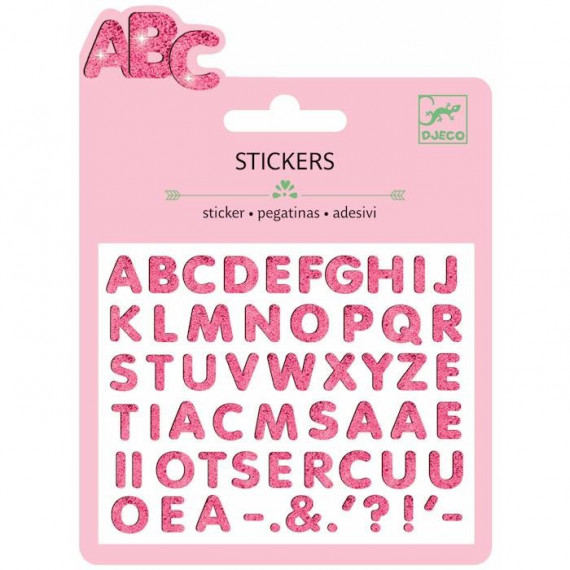 Gommettes en Volume Alphabet pour les Enfants Djeco