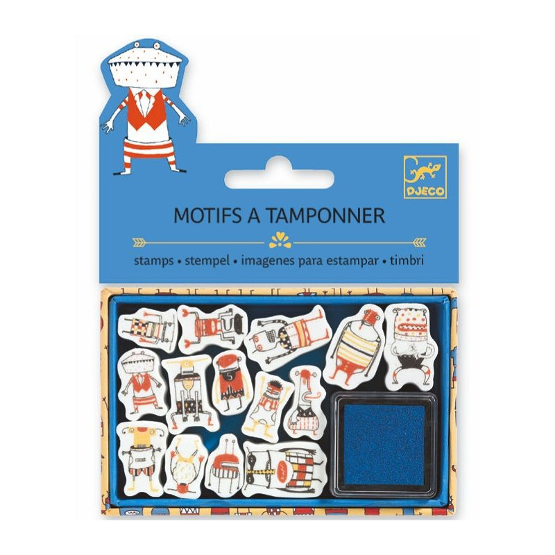 Coffret Tampons Là-haut - Djeco - Un jeu Djeco - Boutique BCD JEUX