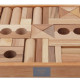 Cubes en bois naturel Wooden Story - 54pcs