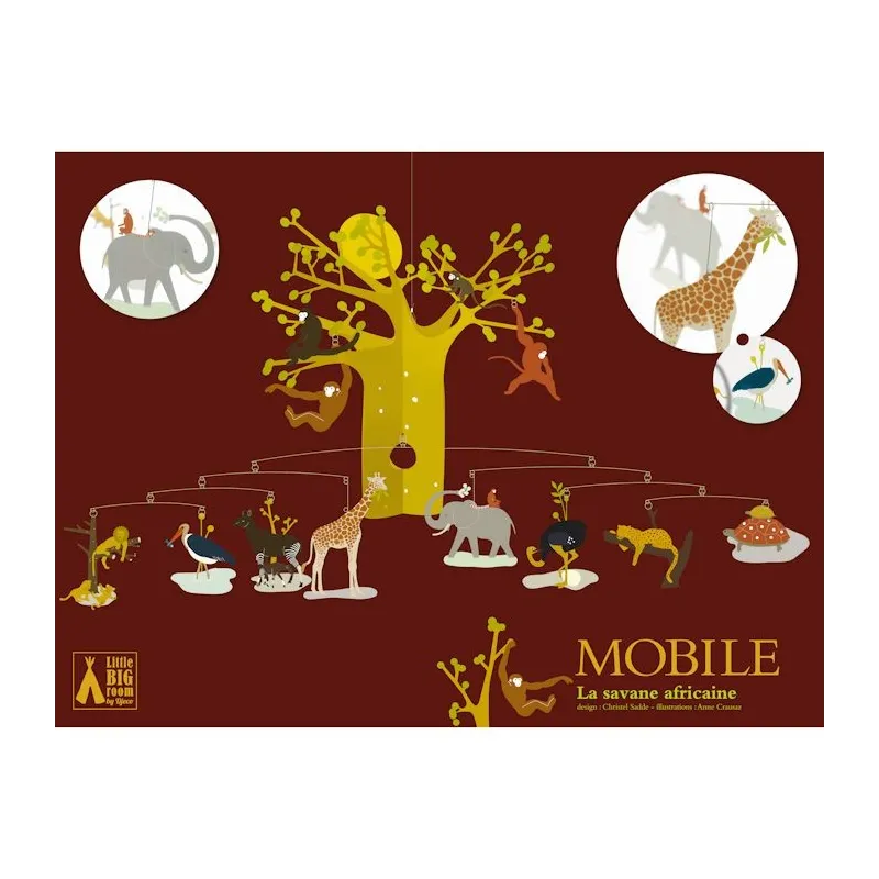 Mobile La savane africaine, mobile DJECO 4300