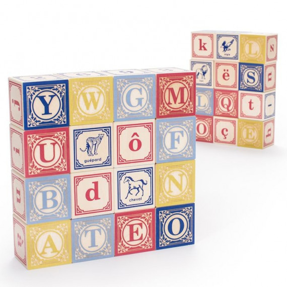 Cubes alphabet Uncle Goose