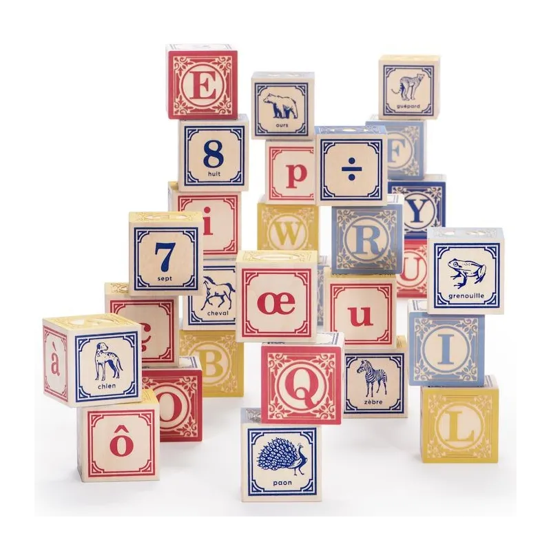 Cubes alphabet Uncle Goose
