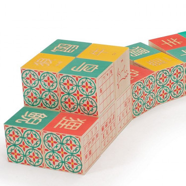 Cubes alphabet chinois Uncle Goose