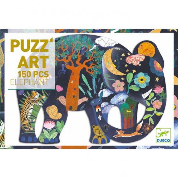 Puzzle Puzz'Art Eléphant 150 pcs DJECO 7652