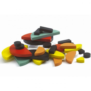 Ze Geoanimo, blocs en bois DJECO 6432