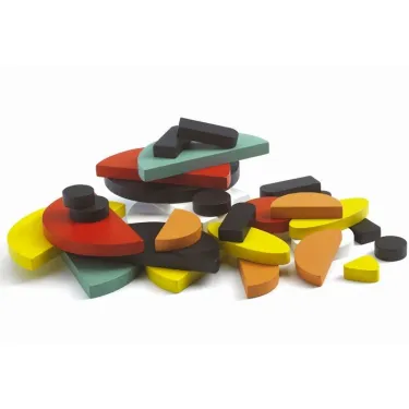 Ze Geoanimo, blocs en bois DJECO 6432