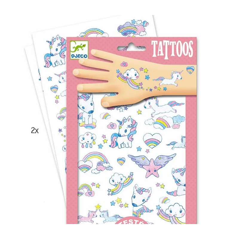 Tatouages Licornes DJECO 9575