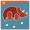 Pochoirs Dinosaures, DJECO 8863