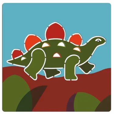 Pochoirs Dinosaures, DJECO 8863