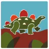 Pochoirs Dinosaures, DJECO 8863