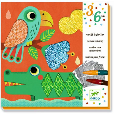 Motifs à frotter "Les amis de Magali" DJECO 8988