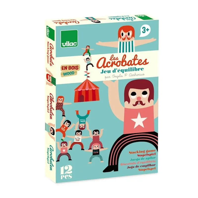 Les acrobates, Jeu d'équilibre Vilac 7710