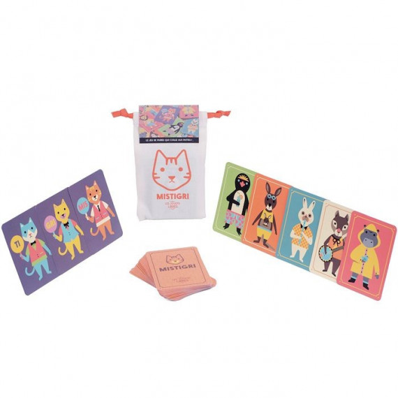 MISTIGRI animaux, jeu de paires 'Les Jouets Libres' MISTIGRI animaux, jeu de paires 'Les Jouets Libres'