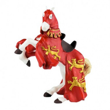 Cheval du Roi Richard rouge, figurine PAPO 39340