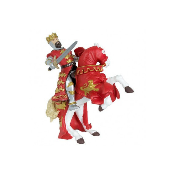 Cheval du Roi Richard rouge, figurine PAPO 39340