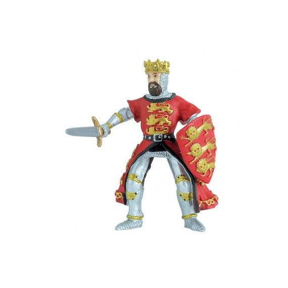 Roi Richard Coeur de Lion rouge, figurine PAPO 39338