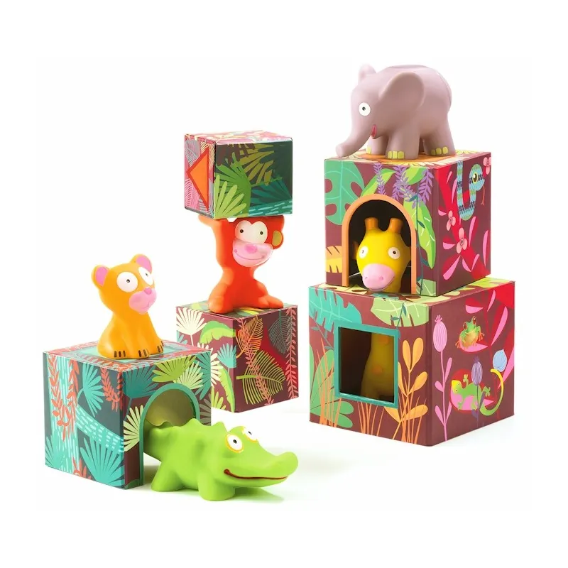 Maxi Topanijungle, jeu de cubes DJECO 9101