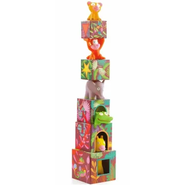 Maxi Topanijungle, jeu de cubes DJECO 9101