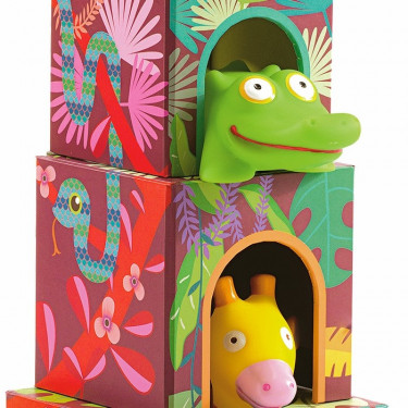 Maxi Topanijungle, jeu de cubes DJECO 9101