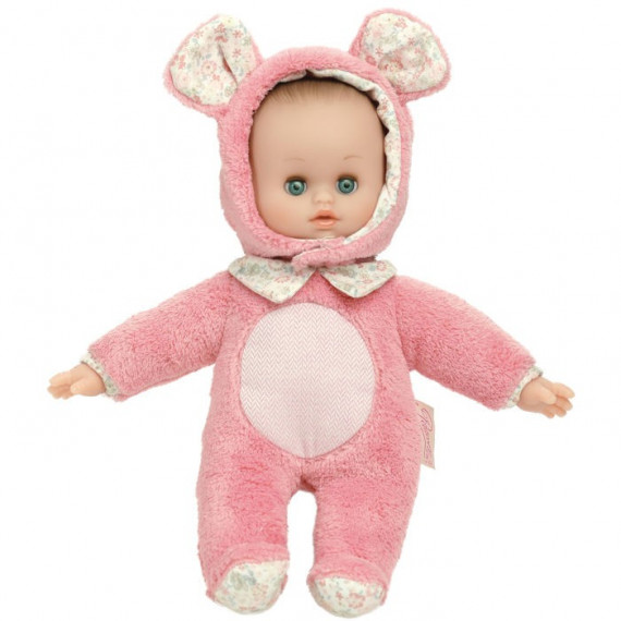 Poupée 'Anibabies' 28cm Souricette Petitcollin Poupée 'Anibabies' 28cm Souricette Petitcollin