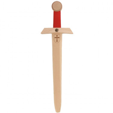 Epée Templier rouge, jouet en bois VAH 446
