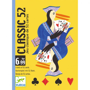 Jeu classique 52 cartes DJECO 5100