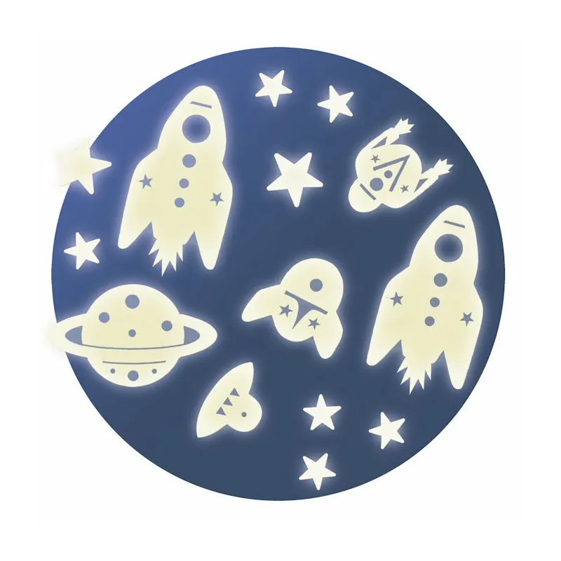 Décors phosphorescents 'Mission espace' DJECO 4591