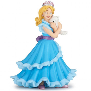 Princesse bleue au chat, figurine PAPO 39125