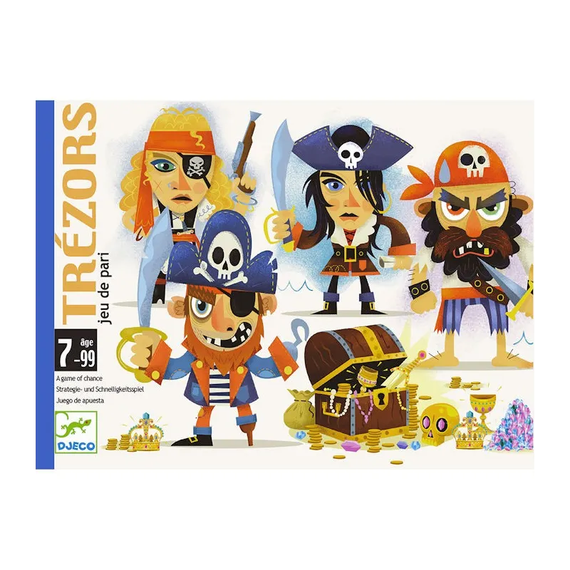 Trézors, jeu de cartes DJECO 5183