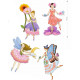 Petits pantins à colorier "Fées" DJECO 9654