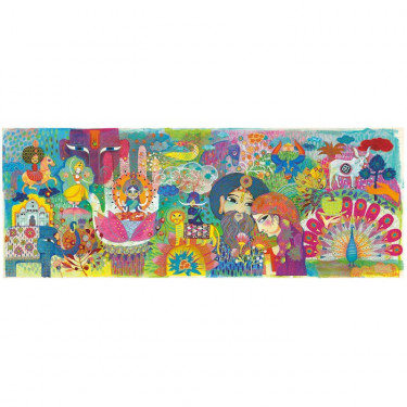 Puzzle 1000 pcs Magic India DJECO 7649