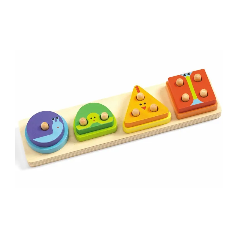 Jeu d'encastrement en bois '1234Basic' DJECO 6203