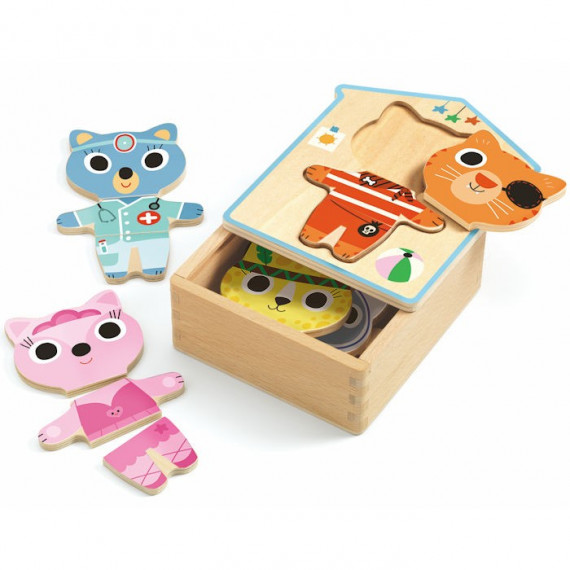 Dikkie Dik Puzzle : 4 en 1 à partir de 3 ans Garçon Fille Jouet Jeux  Cadeaux 8716473520168