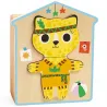 Dressup-mix, 6 puzzles 3 pièces DJECO 1678