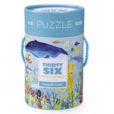 Puzzle '36 animaux marins' 100 pcs CROCODILE CREEK