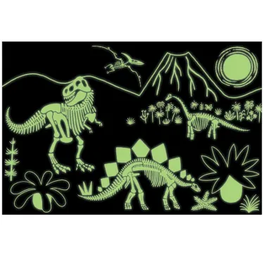 Puzzle qui Brille dans le Noir 'Dinosaures' 100 pcs Mudpuppy