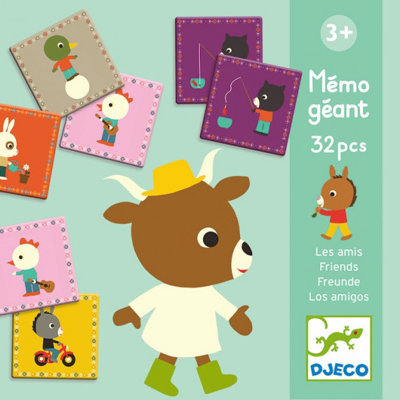 Mémo géant 'Les amis' DJECO 8119
