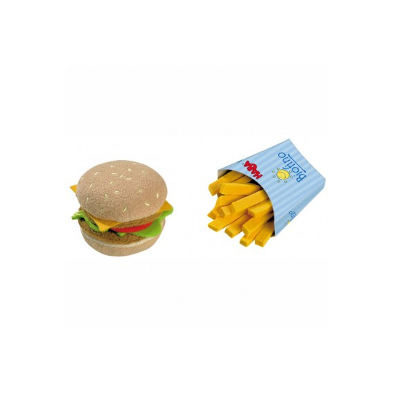 Hamburger avec frites, jouet HABA 1475 Hamburger avec frites, jouet HABA 1475