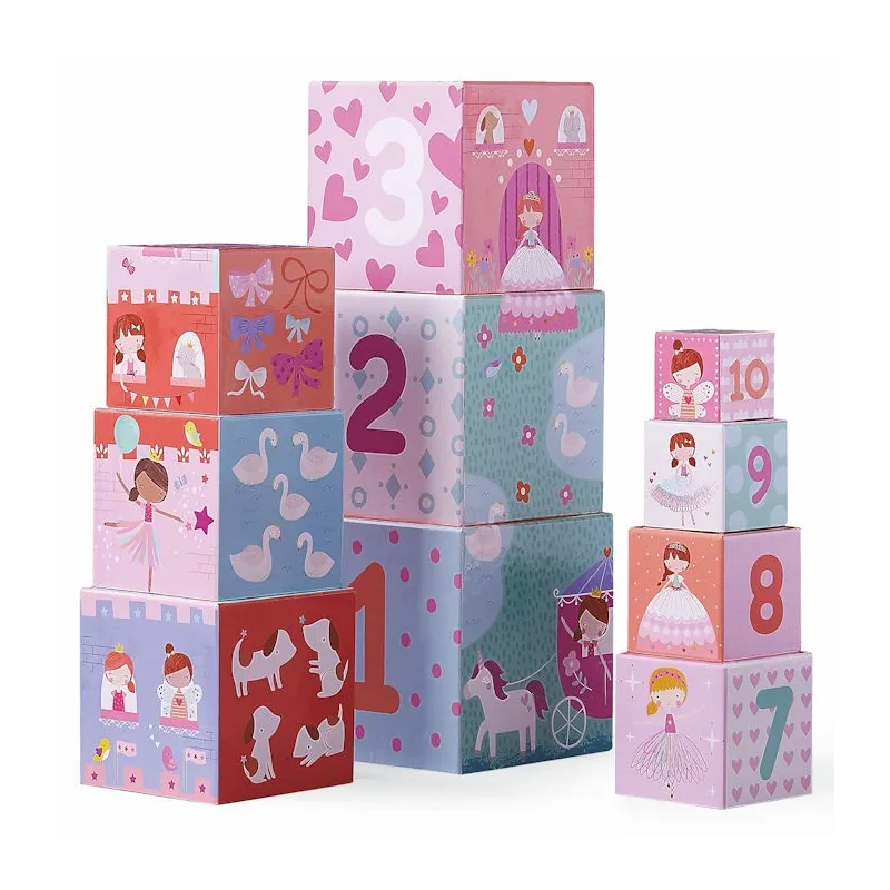 Cubes à empiler 'Princesses' Crocodile Creek 