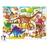 Puzzle Une journée au musée 'Dinosaures' 48 pcs CROCODILE CREEK