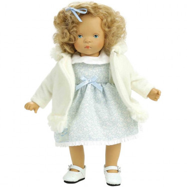 Petitcollin - MINOUCHE 34 cm MÉTISSE MONA et son baigneur, dans