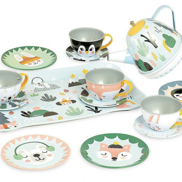 Dînette musicale en métal VILAC 8504 'Banquise' Michelle Carlslund