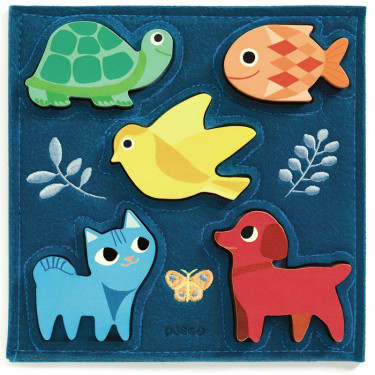 Puzzle Gataki, jeu d'encastrement DJECO 1057