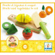 Fruits et légumes à couper, jouet en bois DJECO DJO6526