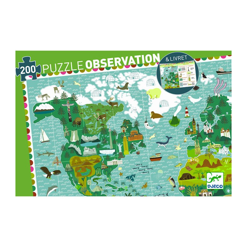 Puzzle Observation: Dans un Jeu Vidéo - 200 Pièces - Jeux enfants