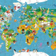 Puzzle Carte du monde 100 pcs HABA 302003