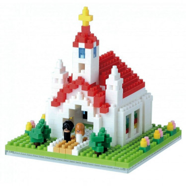 Mariage à l'église nanoblock