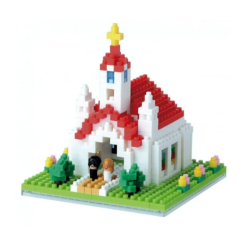 Mariage à l'église nanoblock