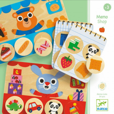 Memo-loto shop DJECO 1642